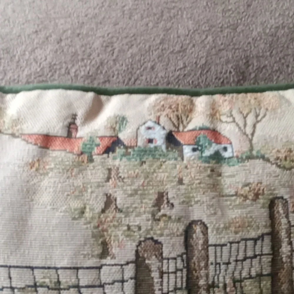 Autumn Harvest Tapestry Pillow Giordano Riverdale